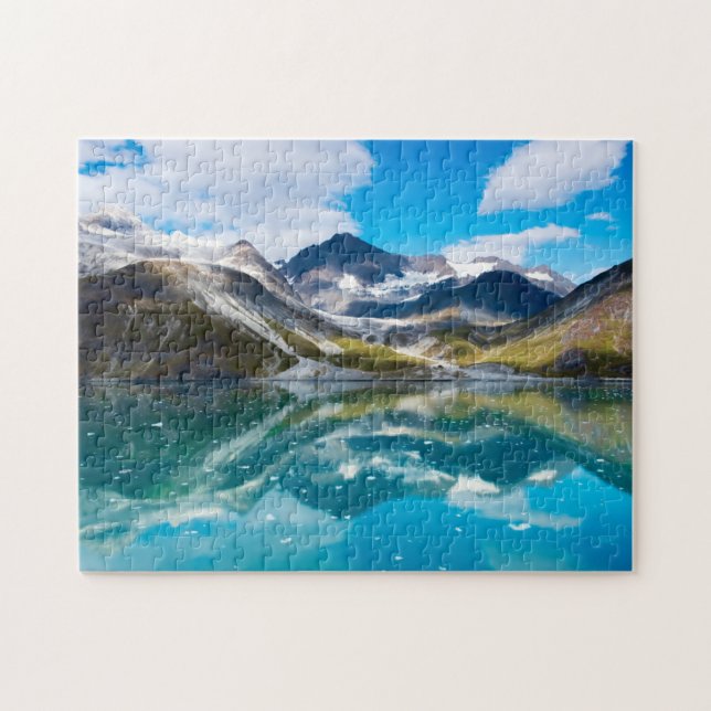 Alaska Glaciers Landscape Alaska Fotografy Compl Puzzle (Horizontal)