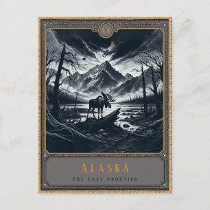 Alaska Gothic Art Postkarte