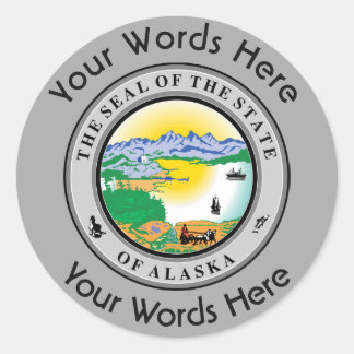 Alaska Great Siegel Custom Aufkleber