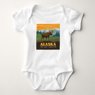 Alaska GrenzElch Baby Strampler