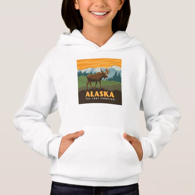 Alaska | GrenzElch Hoodie (Vorderseite)