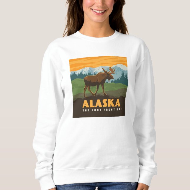 Alaska | GrenzElch Sweatshirt (Vorderseite)