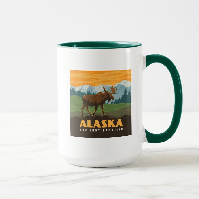 Alaska | GrenzElch Tasse (Rechts)