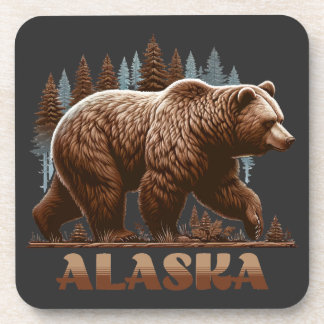 Alaska Grizzly Bear Getränkeuntersetzer