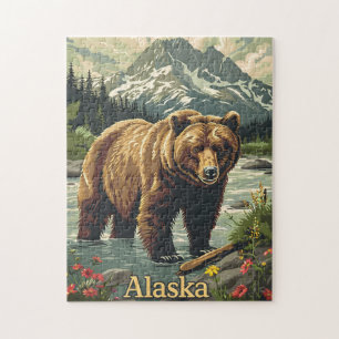 Alaska Grizzly Bear Puzzle