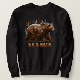 Alaska Grizzly Bear Sweatshirt