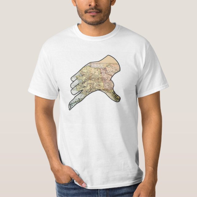 Alaska-Hand T-Shirt (Vorderseite)