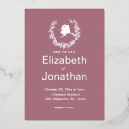 Alaska Hochzeit in Urlaubsort Folieneinladung