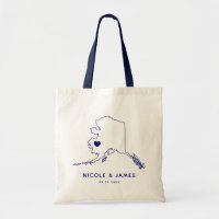 Alaska-Hochzeits-Willkommens-Taschen-Tasche,