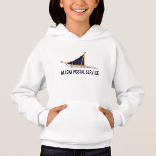 Alaska-Hundeschlitten-Postzusteller Hoodie
