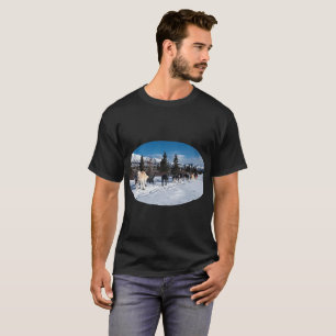 Alaska Husky Dog Sled Race T-Shirt