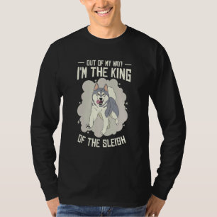 Alaska Husky Schlittenhunde Schlittenhunde T-Shirt