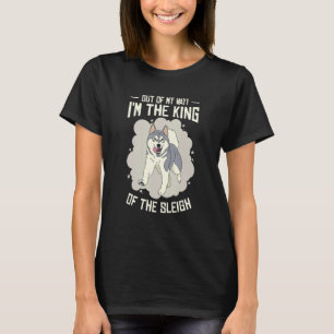 Alaska Husky Schlittenhunde Schlittenhunde T-Shirt