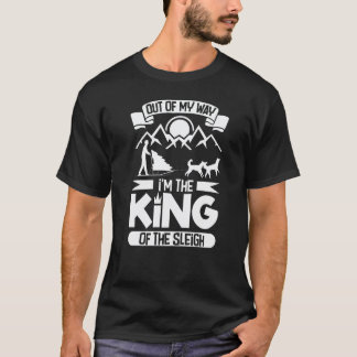 Alaska-Husky-Schlittenhunderennen und Mushing 12 T-Shirt