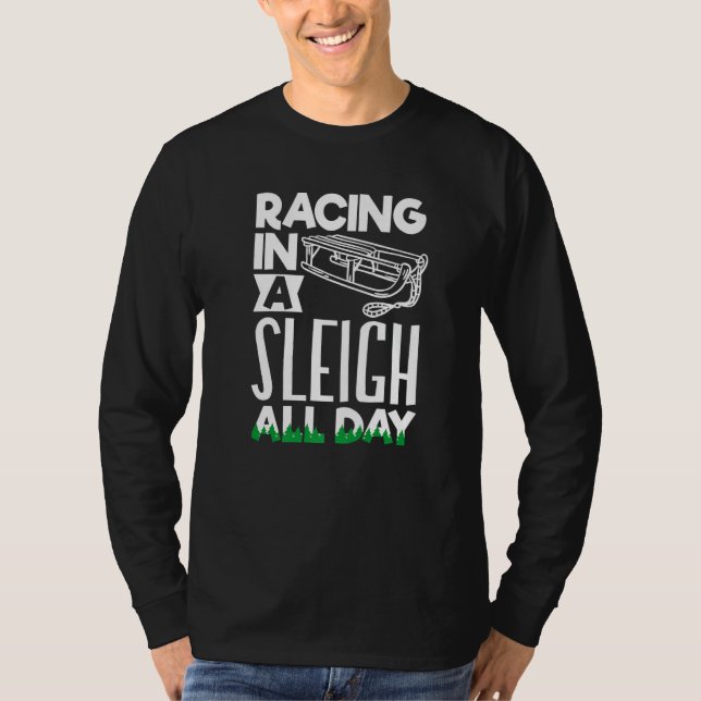 Alaska husky sled dog racing and mushing  2 T-Shirt (Vorderseite)