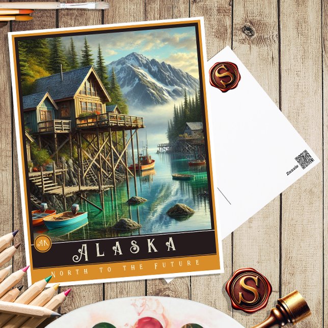 Alaska | Hyper-Realistisches Staat Postkarte (Von Creator hochgeladen)