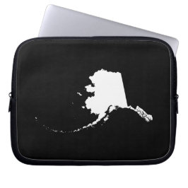 Alaska in Weiß Laptopschutzhülle