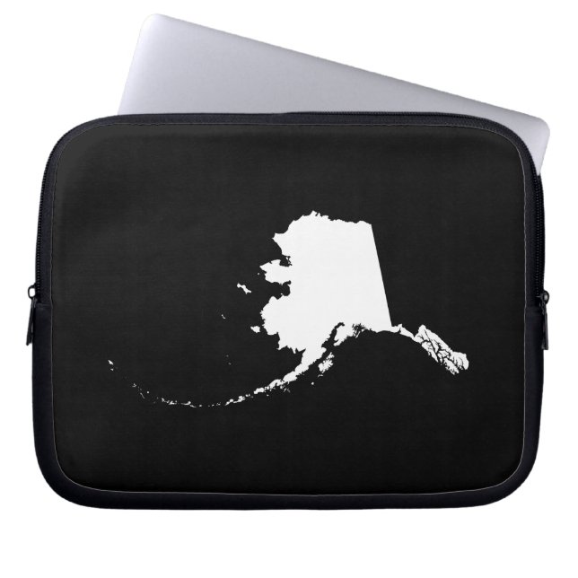 Alaska in Weiß Laptopschutzhülle (Vorderseite)