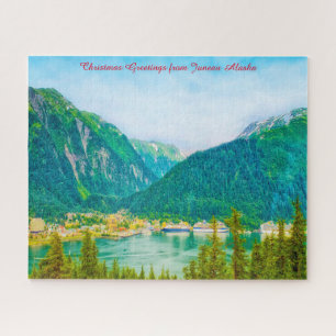 Alaska Juneau Weihnachtsgrüße Puzzle