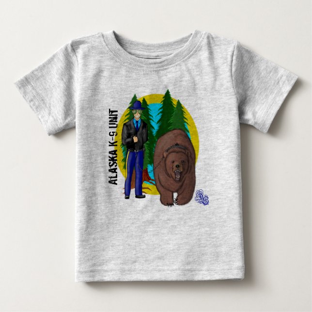 Alaska K-9 Baby T-shirt (Vorderseite)