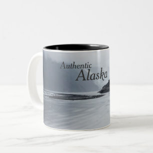 Alaska-Kaffee-Tassen - authentisches Alaska Zweifarbige Tasse