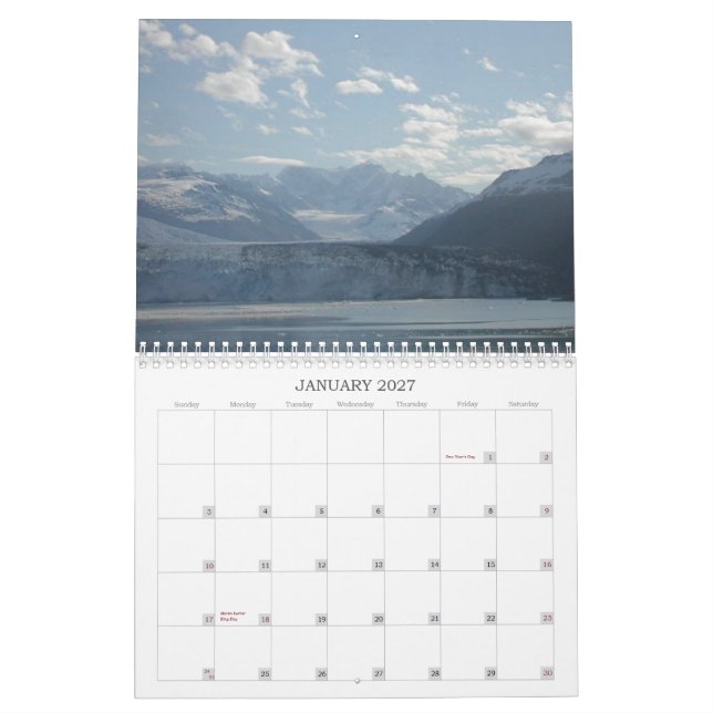 ALASKA KALENDER (Jan 2027)