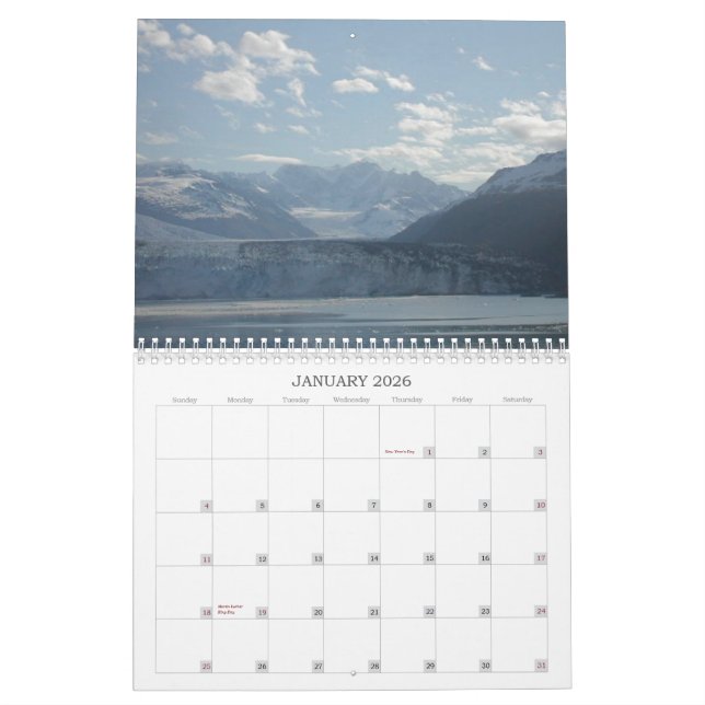 ALASKA KALENDER (Jan 2026)