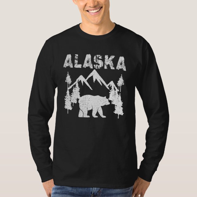Alaska Kalte Schneeberge T-Shirt (Vorderseite)