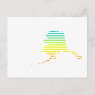 Alaska-Kälteeinbruch Postkarte