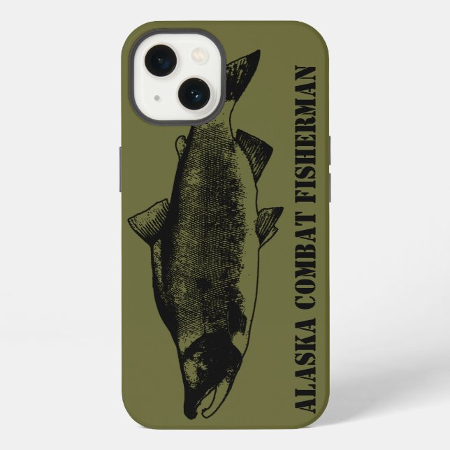 Alaska-Kampf-Fischer iPhone Hülle (Rückseite)