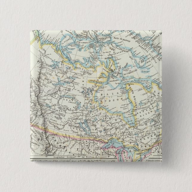 Alaska, Kanada, Grönland Button (Vorderseite)