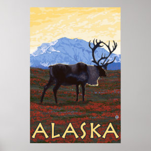 Alaska - Karibu Poster