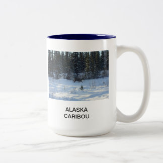 Alaska-Karibu Zweifarbige Tasse