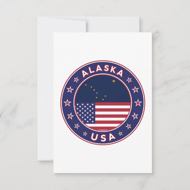 Alaska Karte (Vorderseite)