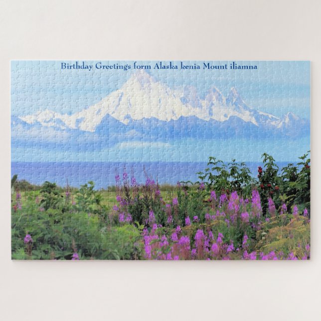Alaska kenia Mount iliamna Jigsaw Puzzle (Horizontal)