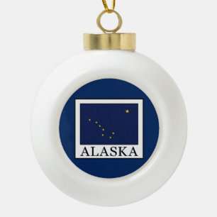 Alaska Keramik Kugel-Ornament