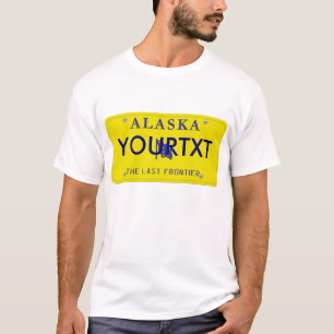 Alaska-Kfz-Kennzeichen T-Shirt