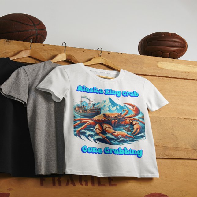 Alaska King Crab Old Crabby Bastard T-Shirt (Von Creator hochgeladen)