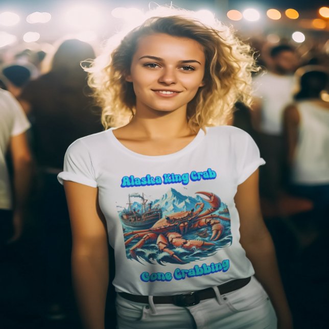 Alaska King Crab Old Crabby Bastard T-Shirt (Von Creator hochgeladen)