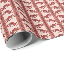Alaska-Königskrebs-Verpackungspapier Geschenkpapier