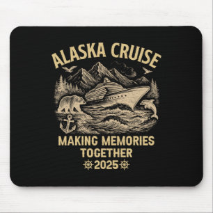 Alaska-Kreuzfahrt 2025 Cruisin Together Familienur Mousepad