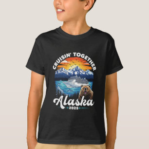Alaska-Kreuzfahrt 2025 Familie Freunde Gruppe Alas T-Shirt