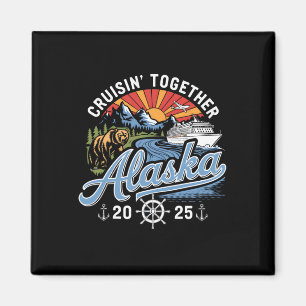 Alaska-Kreuzfahrt 2025 Familien-Sommerferien Reise Magnet