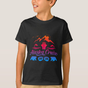 Alaska-Kreuzfahrt 2025 Familien-Sommerurlaub Reise T-Shirt
