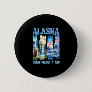 Alaska-Kreuzfahrt 2025 passende Familie Freunde Gr Button
