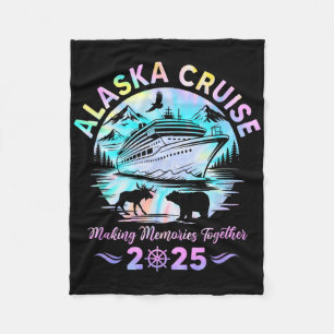 Alaska-Kreuzfahrt 2025 passende Familie Freunde Gr Fleecedecke