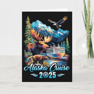 Alaska-Kreuzfahrt 2025 passende Familie Freunde Gr Karte