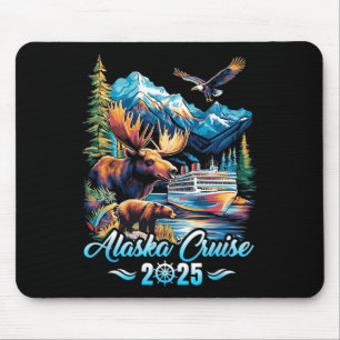 Alaska-Kreuzfahrt 2025 passende Familie Freunde Gr Mousepad
