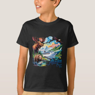 Alaska-Kreuzfahrt 2025 Passende Familie Freunde Un T-Shirt