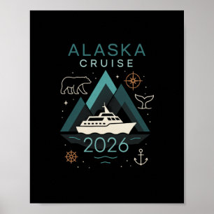 Alaska-Kreuzfahrt 2026 - Familienurlaubsreise Poster